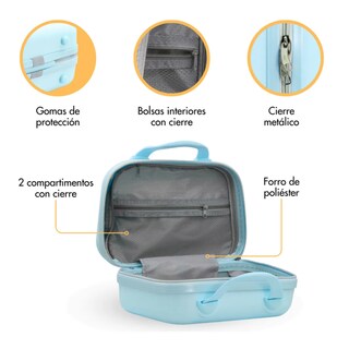 Foto 4 | Foto 4 | Cosmetiquera Maletín Neceser Chico Belleza Profesional Lab.g, Azul Cielo