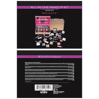 Foto 3 | Foto 3 | Estuche De Maquillaje Shany Carry All Con Set De Maquillaje Profesional En Oro Rosa - Venta Internacional.