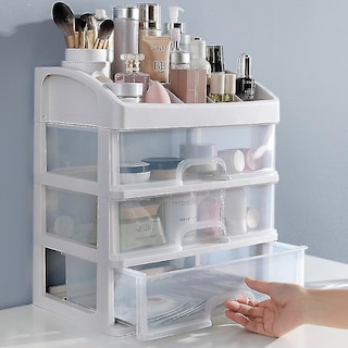 Foto 1 | Foto 1 | Contenedores De Almacenamiento Para El Hogar  Organizador De Joyas Y Maquillaje Huoguo - Venta Internacional.