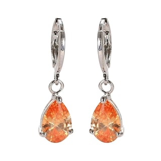 Foto 1 | Foto 1 | Pendientes Huoguo Fashion Con Forma De Gota De Agua Con Forma De Diamante Colorido - Venta Internacional.
