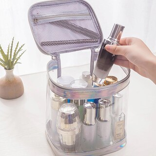 Foto 5 | Foto 5 | Bolsa De Almacenamiento De Cosméticos Huoguo  Grande  Transparente  Impermeable - Venta Internacional.
