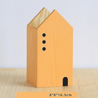 Foto 3 | Foto 3 | Tarjetero Creative Color House Shape Wood - Venta Internacional.