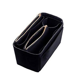 Foto 1 | Foto 1 | Organizador De Bolsas De Aseo Cosméticas Con Inserto De Tela De Fieltro Negro - Venta Internacional.