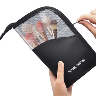 Foto 2 | Foto 2 | Bolsa Organizadora De Brochas De Maquillaje Huoguo De Alta Capacidad Negra - Venta Internacional.