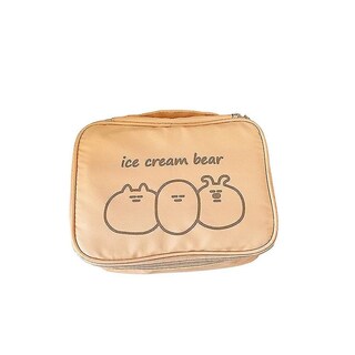 Foto 1 | Foto 1 | Bolso Huoguo  Lienzo Con Estampado De Osos De Dibujos Animados De Gran Capacidad - Venta Internacional.