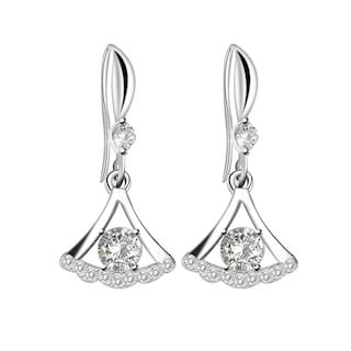 Foto 1 | Foto 1 | Pendientes Huoguo Delicados Con Forma De Falda De Circón En Forma De Gota Para Mujer - Venta Internacional.