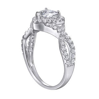 Foto 1 | Foto 1 | Anillo Huoguo Love Diamond Fashion De Aleación En Forma De Corazón - Venta Internacional.