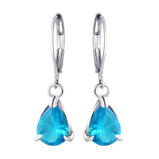 Foto 2 | Foto 2 | Pendientes Huoguo Fashion Con Forma De Gota De Agua Con Forma De Diamante Colorido - Venta Internacional.