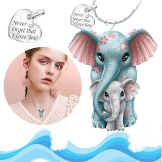 Foto 4 | Foto 4 | Collar Huoguo Elephant Jewelry Romantic Jewelry Para Mujer - Venta Internacional.