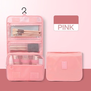 Foto 2 | Foto 2 | Neceser Colgante Huoguo  Organizador De Cosméticos Grande  Rosa - Venta Internacional.