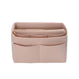 Foto 1 | Foto 1 | Organizador De Neceseres Cosméticos Con Inserto De Tela De Fieltro Color Beige - Venta Internacional.