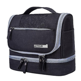Foto 1 | Foto 1 | Neceser Cosmético Huoguo Designer Impermeable Oxford Negro - Venta Internacional.