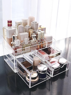 Foto 2 | Foto 2 | Organizador De Maquillaje Huoguo Contenedor De Plástico Para Almacenamiento Doméstico - Venta Internacional.