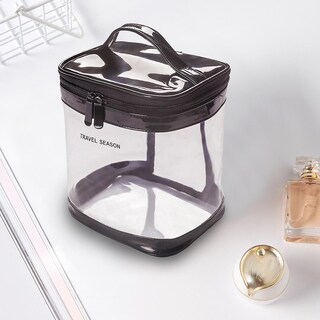 Foto 2 | Foto 2 | Bolsa De Almacenamiento De Cosméticos Huoguo Transparente Impermeable Grande - Venta Internacional.