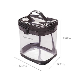 Foto 3 | Foto 3 | Bolsa De Almacenamiento De Cosméticos Huoguo Transparente Impermeable Grande - Venta Internacional.