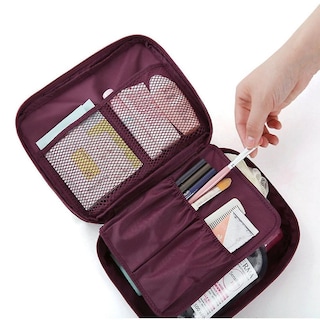 Foto 1 | Foto 1 | Estuche De Viaje Maquillaje Maquillaje Tocador Bolsa De Nailon Impermeable - Venta Internacional.
