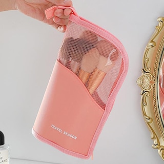Foto 4 | Foto 4 | Bolsa Organizadora De Brochas De Maquillaje Huoguo De Alta Capacidad Rosa - Venta Internacional.