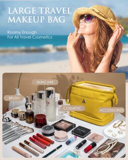 Foto 2 | Foto 2 | Bolsa De Maquillaje Vogewood Initial Personalizada De Piel Impermeable - Venta Internacional.