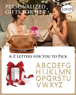 Foto 2 | Foto 2 | Bolsa De Maquillaje Vogewood Teacher Gifts Con Iniciales Personalizadas - Venta Internacional.