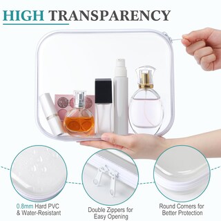 Foto 3 | Foto 3 | Estuche Sanwuta De Plástico Duro Transparente Con Cierre 6 Unidades - Venta Internacional.
