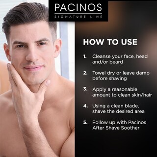 Foto 4 | Foto 4 | Calmante Para Después Del Afeitado Pacinos Para Hombre, 60 Ml, Hidrata La Piel - Venta Internacional.