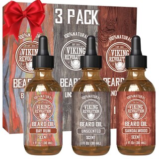 Foto 1 | Foto 1 | Aceite Para Barba Viking Revolution, Paquete De 3 Unidades, 30 Ml, Sándalo, Sin Perfume - Venta Internacional.