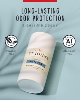 Foto 2 | Foto 2 | Desodorante St. Johns Vetiver Sin Aluminio En Barra De 75 Ml Para Hombre - Venta Internacional.
