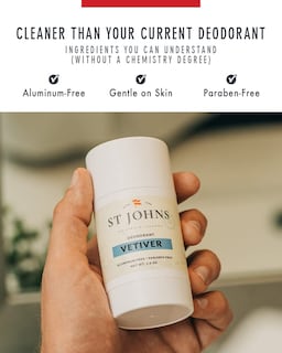 Foto 4 | Foto 4 | Desodorante St. Johns Vetiver Sin Aluminio En Barra De 75 Ml Para Hombre - Venta Internacional.