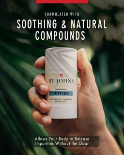 Foto 6 | Foto 6 | Desodorante St. Johns Vetiver Sin Aluminio En Barra De 75 Ml Para Hombre - Venta Internacional.