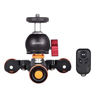 Foto 1 | Foto 1 | Cámara Motorizada De Vídeo Automática Dolly Andoer De 3 Ruedas Y 3 Velocidades - Venta Internacional.