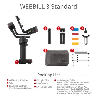 Foto 2 | Foto 2 | Estabilizador De Cardán De Cámara Zhiyun Weebill 3 Para Réflex Digital Y Sin Espejo - Venta Internacional.