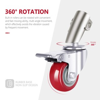 Foto 6 | Foto 6 | Juego De Ruedas Giratorias Neewer De 75 Mm Para Fotografía, Soporte En C - Venta Internacional.