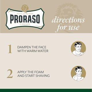 Foto 3 | Foto 3 | Espuma De Afeitar Proraso Refrescante Y Tonificante 305 Ml - Venta Internacional.