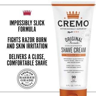 Foto 3 | Foto 3 | Crema De Afeitar Cremo Barber Grade Sandalwood 180 Ml (paquete De 2) - Venta Internacional.