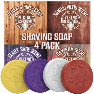 Foto 1 | Foto 1 | Jabón De Afeitar Viking Revolution Para Hombre, Paquete De 4 Unidades, 75 Ml, Variedad - Venta Internacional.