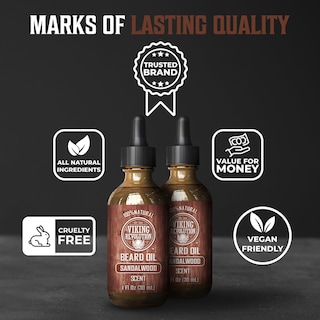 Foto 5 | Foto 5 | Aceite Para Barba Viking Revolution Sandalwood Con Argán Y Jojoba, 2 X 30 Ml - Venta Internacional.