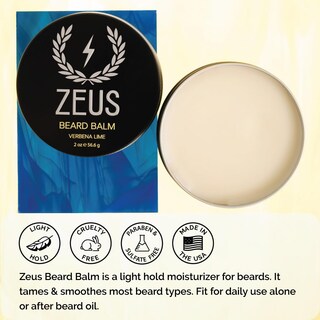 Foto 4 | Foto 4 | Bálsamo Para Barba, Acondicionador Sin Enjuague Zeus, 60 Ml, Sin Perfume - Venta Internacional.