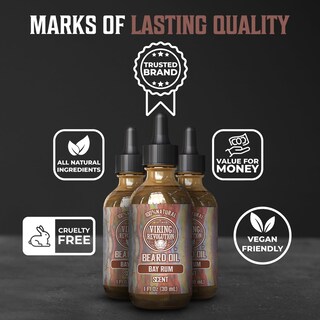 Foto 5 | Foto 5 | Aceite Para Barba Viking Revolution Bay, Ron Con Aceite De Argán Y Jojoba, Paquete De 3 - Venta Internacional.