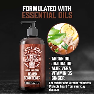 Foto 3 | Foto 3 | Acondicionador De Barba Viking Revolution Sandalwood 1l Para Hombre - Venta Internacional.