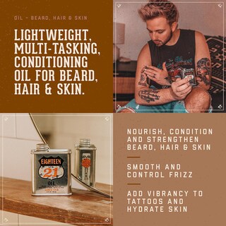 Foto 2 | Foto 2 | Aceite 18.21 Noble Oud para Barba Cabello y Piel 60 Ml - Venta Internacional
