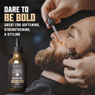 Foto 2 | Foto 2 | Aceite Para Barba Viking Revolution Con Aroma A Vainilla Totalmente Natural Y Especiado - Venta Internacional.