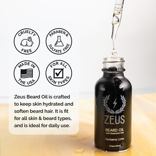 Foto 4 | Foto 4 | Aceite Para Barba Zeus Natural Premium Conditioner, 30 Ml, Verbena Y Lima - Venta Internacional.