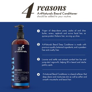 Foto 6 | Foto 6 | Acondicionador Profundo Para Barba Artnaturals Natural 236 Ml Con Aloe Vera - Venta Internacional.