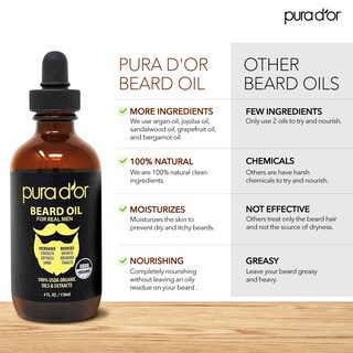 Foto 3 | Foto 3 | Aceite Para Barba Pura D'or 120 Ml Orgánico 100% Natural Argán Y Jojoba - Venta Internacional.