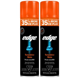 Foto 1 | Foto 1 | Gel De Afeitar Edge Para Hombre, 280 Ml, Paquete De 2 Con Piel Sensible Al Aloe - Venta Internacional.