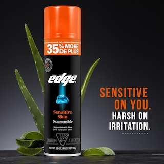 Foto 2 | Foto 2 | Gel De Afeitar Edge Para Hombre, 280 Ml, Paquete De 2 Con Piel Sensible Al Aloe - Venta Internacional.