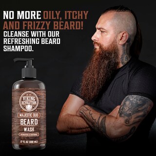 Foto 3 | Foto 3 | Limpiador Y Acondicionador Para Barba Viking Revolution 500 Ml Con Aceite - Venta Internacional.