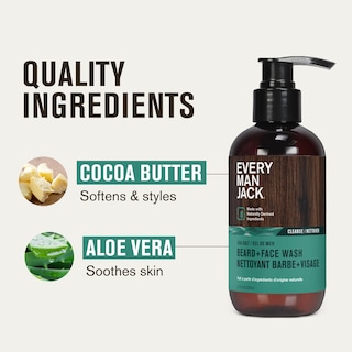 Foto 5 | Foto 5 | Jabón Facial Beard + Every Man Jack Subtle Sea Salt, 200 Ml, Paquete De 2 - Venta Internacional.