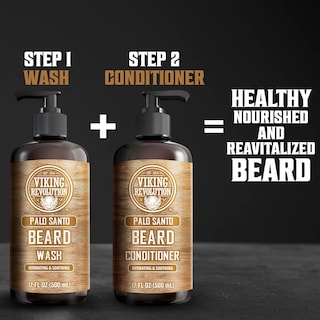 Foto 7 | Foto 7 | Set De Limpiador Y Acondicionador Para Barba Viking Revolution Palo Santo - Venta Internacional.