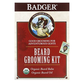 Foto 2 | Foto 2 | Kit De Cuidado De Barba Badger Con Aroma A Bergamota Y Vainilla, 2 Piezas - Venta Internacional.